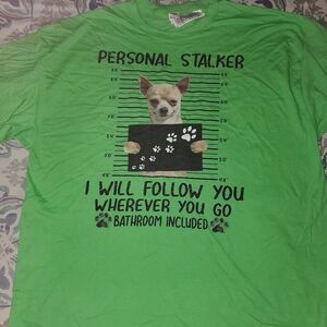 BRAND NEW green graphic tshirt